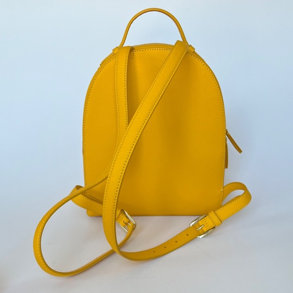 Tory Burch | Emerson Leather Backpack | Cassia Yellow | Great Condition! main image 4
